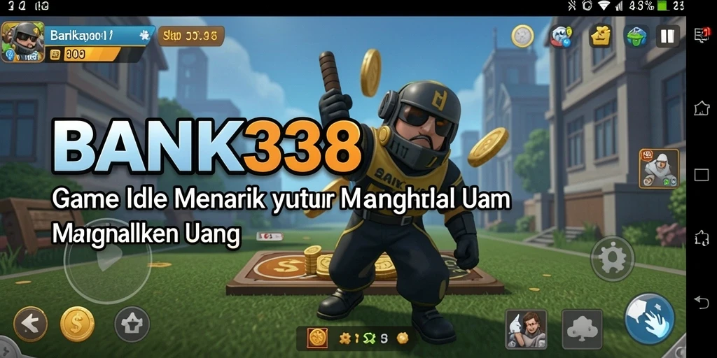 Gameplay menarik yang menunjukkan pengelolaan investasi dalam BANK338.