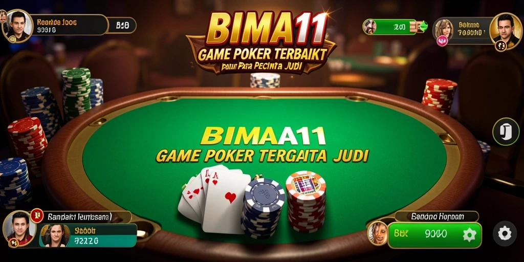Tampilan gameplay seru di BIMA11 dengan pemain dari seluruh dunia.