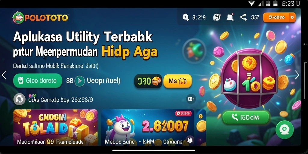 Tampilan antarmuka POLOTOTO yang intuitif dan user-friendly.