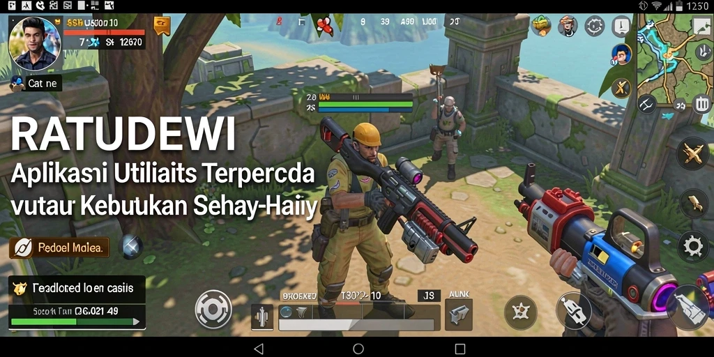 Tampilan antarmuka RATUDEWI yang sederhana dan efisien.