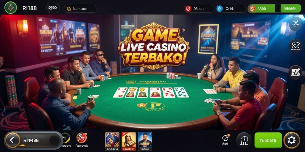 Tampilan gameplay langsung RI188 yang menarik dan interaktif.